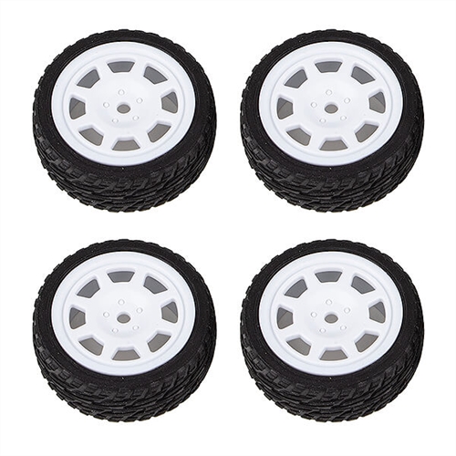 TEAM ASSOCIATED REFLEX 14R HOONICORN WHEELS/TYRES RUBBER